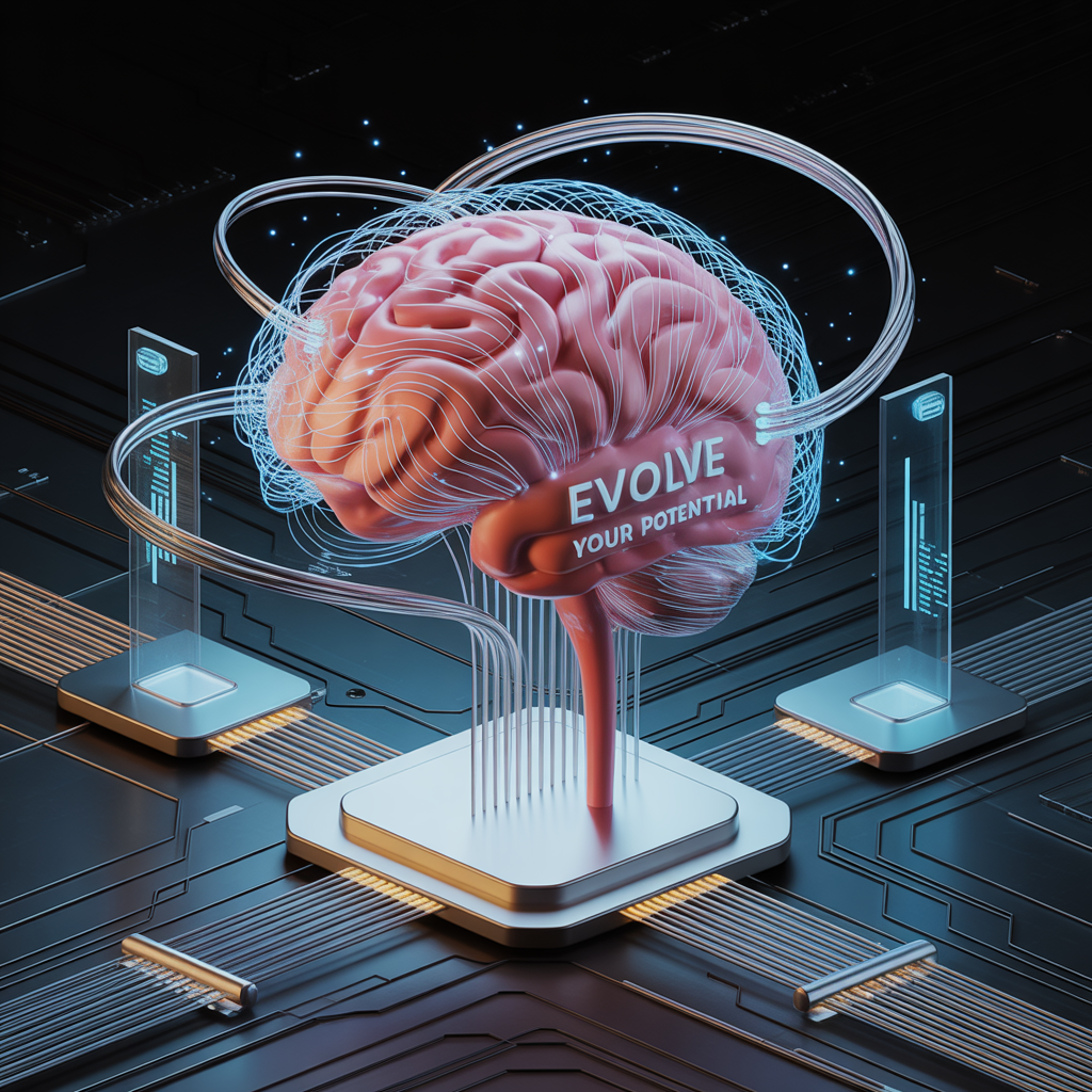 Illustration de technologie et de cerveau connecté